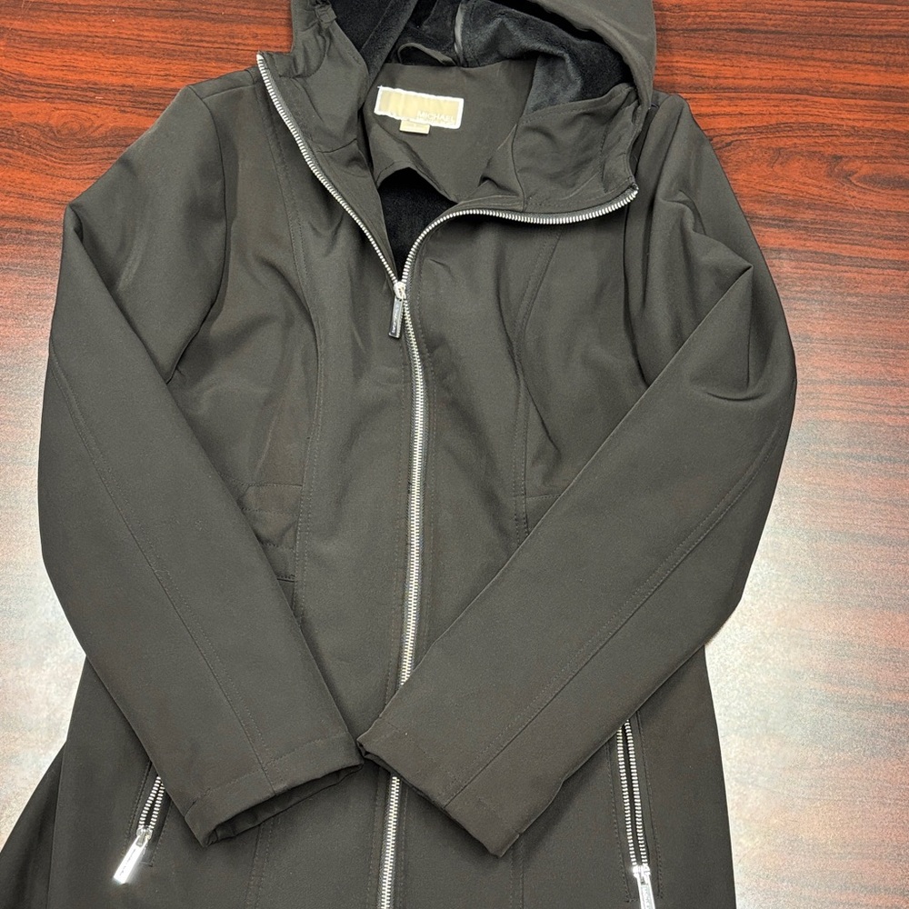 Michael Kors Black Hooded Jacket